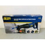 A POWERCRAFT 850 WATT RECIPROCATING SAW MODEL PRS-850K BOXED AS NEW - SOLD AS SEEN