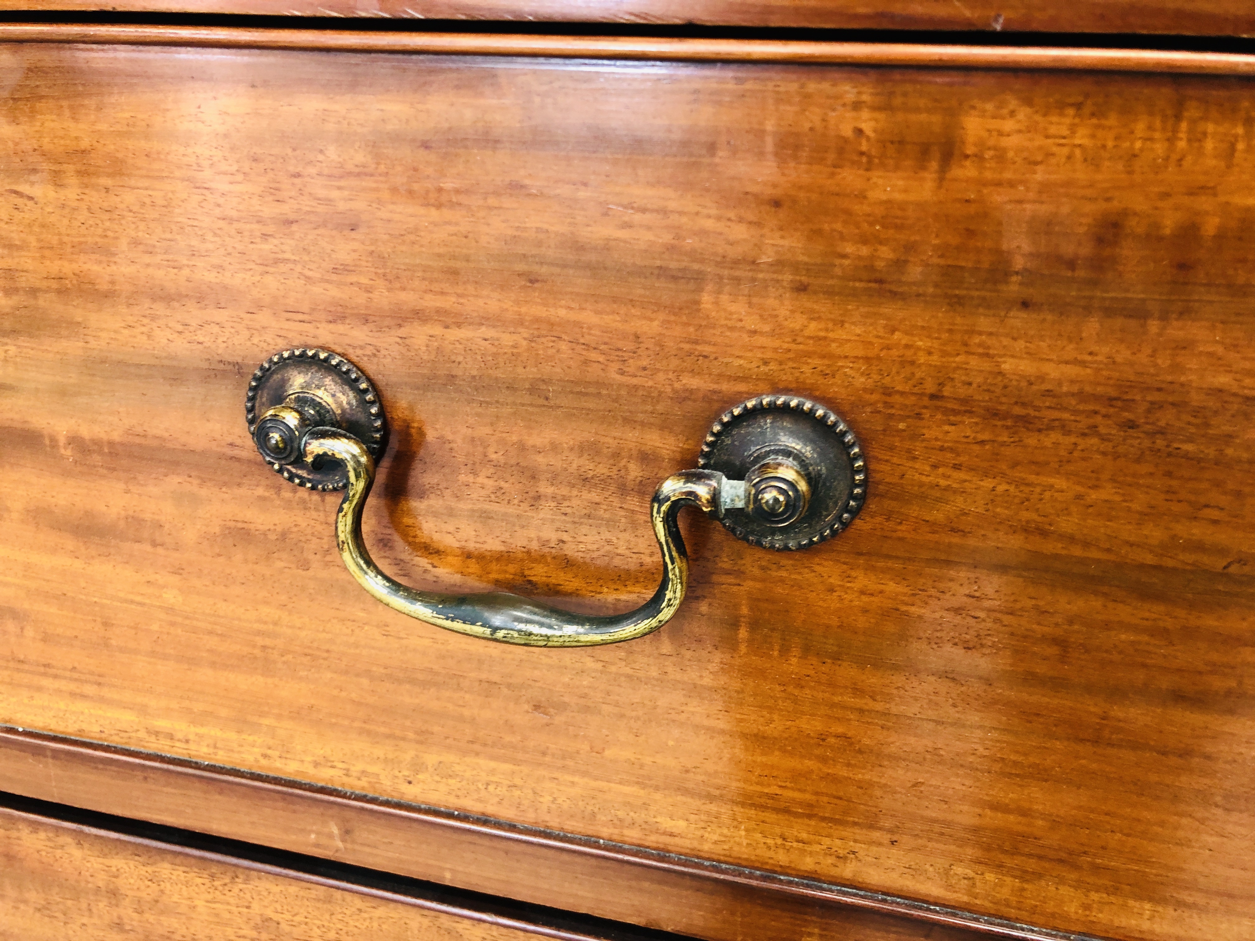 VICTORIAN MAHOGANY LINEN PRESS - Image 4 of 9