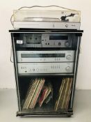 ROTEL HI-FI SEPARATES SYSTEM TO INCLUDE TURNTABLE MODEL RP500, CASSETTE DECK RD500 MK '11,