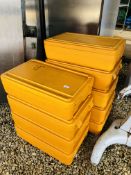 9 X RIEBER THERMOPORT 50 INSULATED FOOD BOXES