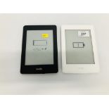 2 X AMAZON KINDLE PAPERWHITES - SOLD AS SEEN