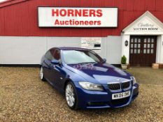 MK06 OWE BMW 330I M SPORT, 2996CC PETROL. MANUAL, SIX SPEED GEARBOX, FINISHED IN LE MANS BLUE.