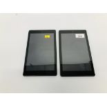 2 X AMAZON KINDLE FIRE TABLETS A/F - SOLD AS SEEN