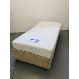 A SILENT NIGHT ELECTRICALLY ADJUSTABLE SINGLE DIVAN BED WITH MEMORY FOAM MATTRESS - SOLD AS SEEN