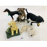 LARGE PUPPY FIGURE,