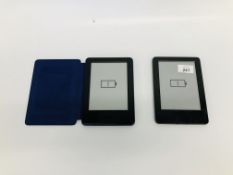 2 X AMAZON KINDLES - SOLD AS SEEN