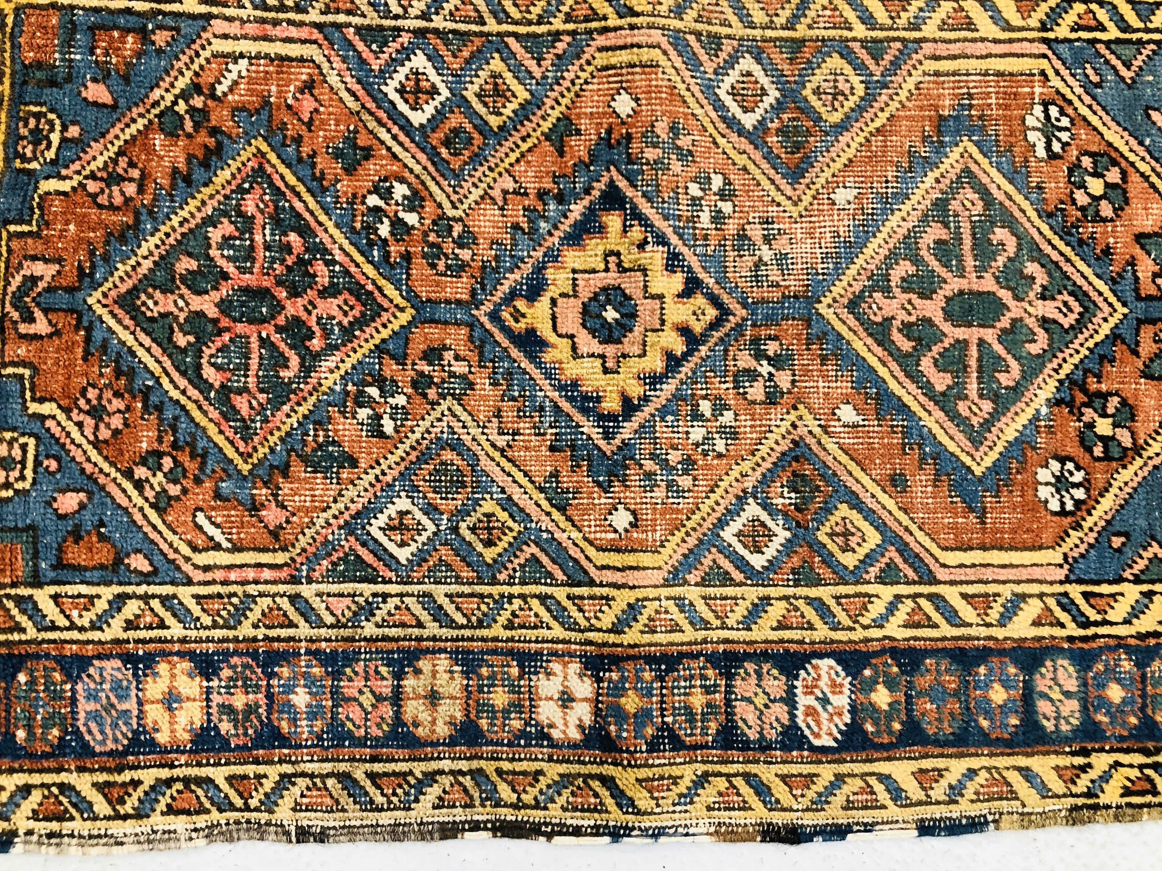 3 X ETHNIC RUGS (VARYING DEGREE OF WEAR TO ALL RUGS) - Image 2 of 6