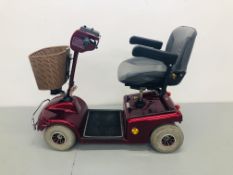 SHOPRIDER MOBILITY SCOOTER - REQUIRES NEW BATTERIES - WITH CHARGER - SOLD AS SEEN