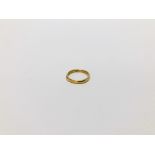 22CT GOLD WEDDING BAND