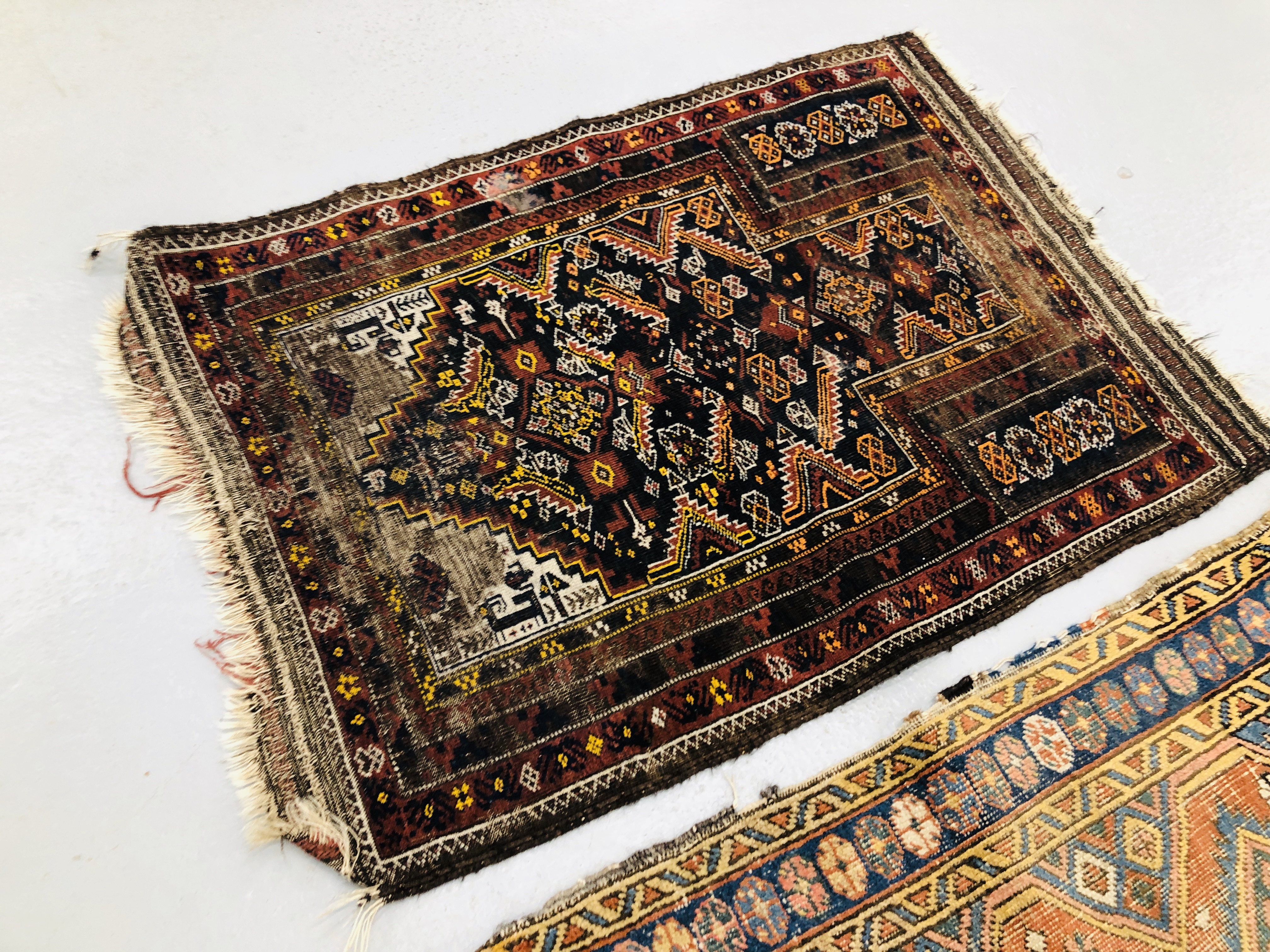 3 X ETHNIC RUGS (VARYING DEGREE OF WEAR TO ALL RUGS) - Image 3 of 6