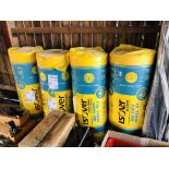 4 ROLLS OF 75MM ISOVER INSULATION
