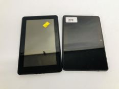2 X AMAZON KINDLE FIRES - SOLD AS SEEN