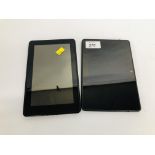 2 X AMAZON KINDLE FIRES - SOLD AS SEEN