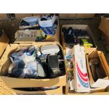 6 X LARGE BOXES OF ELECTRICAL GADGETS,