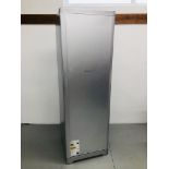 A SCANDINOVA SILVER FINISH FULL HEIGHT FREEZER