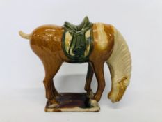 CHINESE POTTERY HAN STYLE HORSE