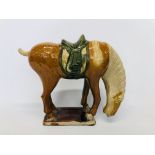 CHINESE POTTERY HAN STYLE HORSE