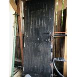 MAHOGANY STABLE DOOR AND FRAME