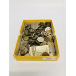 BOX OF MIXED COINAGE & BANKNOTES