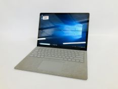 MICROSOFT SURFACE LAPTOP COMPUTER MODEL 1769 (NO CHARGER) (S/N 023204372457) - SOLD AS SEEN