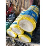 4 ROLLS ISOVER 75MM INSULATION