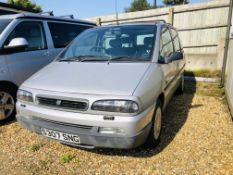 S307 SNG FIAT ULYSSEE 1905CC DIESEL. FIRST REGISTERED 18/11/1999. MOT EXPIRY 18/11/2020.