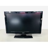 SHARP AQUOS 42" COLOUR TELEVISION MODEL LC-42XDIE - SOLD AS SEEN