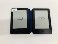 2 X AMAZON KINDLES - SOLD AS SEEN