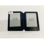 2 X AMAZON KINDLES - SOLD AS SEEN