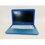 HP STREAM LAPTOP COMPUTER (NO CHARGER) (S/N 5CD4514KK6) - SOLD AS SEEN