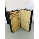 VINTAGE TRAVELLING TRUNK WITH STUD DETAIL