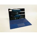 MICROSOFT WINDOWS SURFACE TABLET 256 G6 - NO CHARGER - S/N 043340744553 - SOLD AS SEEN