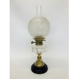 A DUPLEX OIL LAMP,