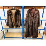 2 X VINTAGE FUR COATS