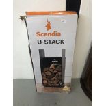 AN AS NEW SCANDIA "IN STACK" LOG HOLDER"