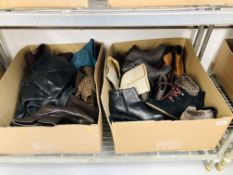2 X LARGE BOXES OF LADIES DESIGNER BOOTS TO INCLUDE LORETTA, MARKAN,