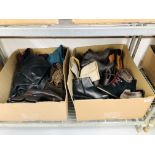 2 X LARGE BOXES OF LADIES DESIGNER BOOTS TO INCLUDE LORETTA, MARKAN,