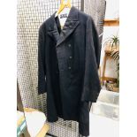 VINTAGE ¾ LENGTH COAT & MATCHING WAISTCOAT MARKED "COLES LONDON"