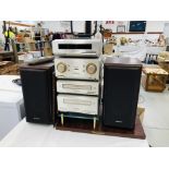 TECHNICS COMPACT STACKING HI-FI - SOLD AS SEEN