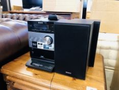 SONY DAB MICRO HI-FI COMPONENT SYSTEM WITH REMOTE - SOLD AS SEEN