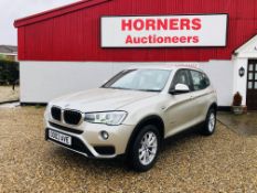 OO03 AVE BMW X3 X DRIVE 20D SE AUTO, 1995CC, SILVER, DIESEL, FIRST REGISTERED 01/03/2016,