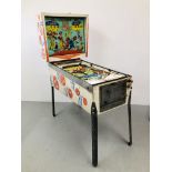 A BALLY 1960S MAD WORLD 744 2 PLAYER PINBALL MACHINE,