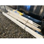 4 BUNDLES OF MIXED SPLINE TIMBER