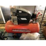 A HANDIAIR COMPRESSOR MODEL H8 / 50 WITH ACCESSORIES - SOLD AS SEEN