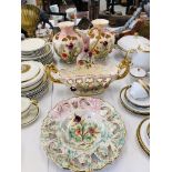 BAVARIA 21 PIECE TEA SET (CHIP TO RIM OF SUGAR POT & JUG) + 5 PIECE OF H.B.