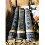 6 X SMALL PART ROLLS OF ROOFING FELT