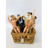 SMALL COLLECTION OF ACTION MAN DOLLS & SOME OTHERS