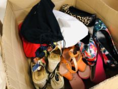 2 X LARGE BOXES OF LADIES DESIGNER FOOTWEAR TO INCLUDE PETER KAISER, JACQUES VERT, GABOR,