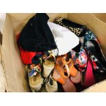 2 X LARGE BOXES OF LADIES DESIGNER FOOTWEAR TO INCLUDE PETER KAISER, JACQUES VERT, GABOR,