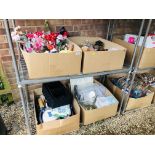 5 X BOXES OF HOUSEHOLD & KITCHEN SUNDRIES TO INCLUDE MIXING BOWLS, CLEANING PRODUCTS,
